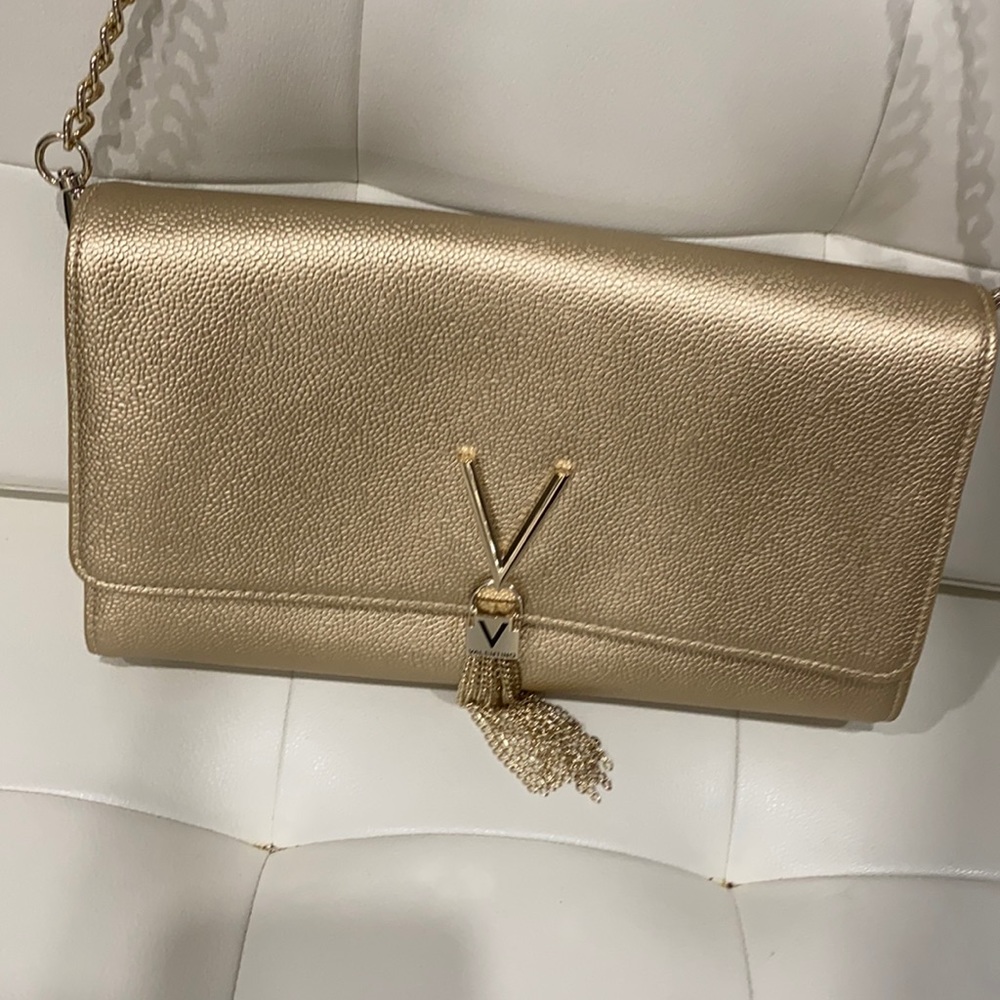 Valentino by Mario gold crossbody